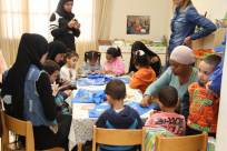  بالصور: روضة الميناء في يافا تحتفل بمناسبة افتتاح مكتبة "فانوس" في الروضة